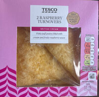 Fresh Cream Raspberry Turnover