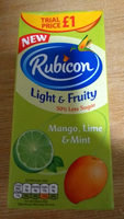Rubicon Light & Fruity - Mango, Lime & Mint