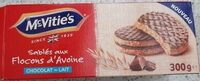 Sablés aux flocons d'avoine chocolat au lait