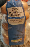 Tesco Original Bagels 5 Pack