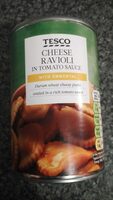 Cheese ravioli in tomato sauce