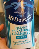 Instant thickening granules