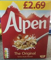 Alpen Original Swiss Style Museli