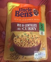 Riz & Lentilles au Curry