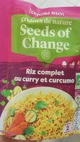 Riz complet au curry et curcuma