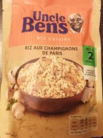 Riz cuisiné aux champignons de Paris