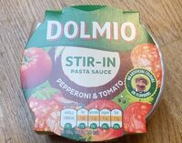 Stir in pasta sauce Pepperoni & Tomato