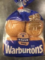Bread rolls warburtons