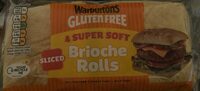 Soft sliced brioche rolls