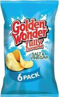 Golden Wonder fully flavoured SALT & VINEGAR
