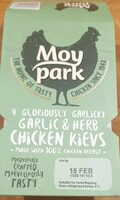 Garlic and herb chicken kievs