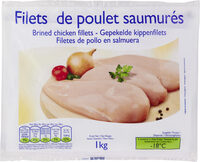 Filets de poulet saumurés