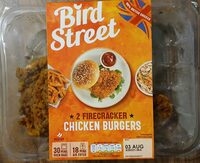 Firecracker Chicken Burgers