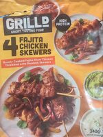 Fajita Chicken Skewers