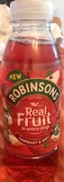 Robinsons real fruit rasberry and apple