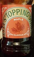 Topping Syrup Maple Flavour