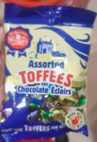 Assorted Toffees and Chocolate Éclairs
