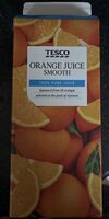 Orange juice smooth. 100% pure juice