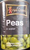 Peas in water