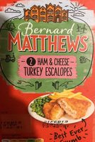 Ham&cheese turkey escalopes