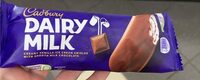 Creamy vanilla ice cream swirled with smooth milk chocolate