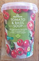 Tomato and basil soup