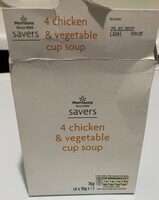 Savers Chicken & Vegetable Cup Soup