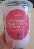 Raspberry, cranberry & blueberry bio yogurt