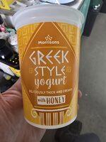 Greek Style Yogurt with honey