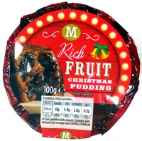 Rich Fruit Christmas Pudding