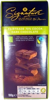 Fairtrade 70% Cocoa Dark Chocolate