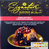 Jewelled Fruit Christmas Pudding