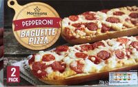 Pepperoni baguette pizza