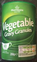 Vegetables gravy granules