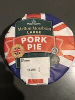 Morrison’s Melton Mowbray large pork pie