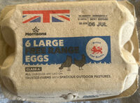 6 Large Free Range Eggs