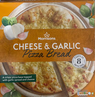 Garlic & cheese pizza bread with mozzarella cheese