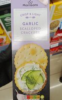 Morrisons Scalloped Garlic Crackers 185g