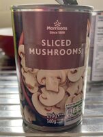 Sliced mushrooms