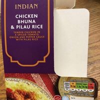 Chicken Bhuna and pilau rice