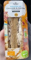 Reduced fat chicken & bacon sandwich