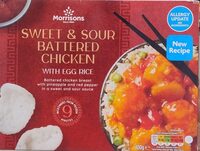 Sweet & Sour Battered Chicken with Egg Fried Rice