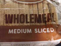 Medium sliced brown bre