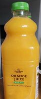 Orange juice with bits