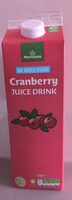 No Added Sugar Cranberry Juice Drink