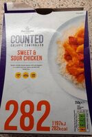 Sweet and sour chicken with rice