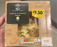 Cheese and onion quiches