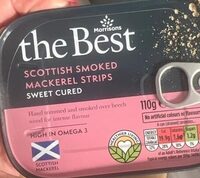 The best Scottish smoked mackerel strips sweet cured