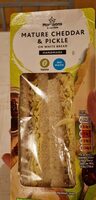 Morrisons Mature Cheddar and Pickle Sandwich