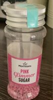 Pink glimmer sugar
